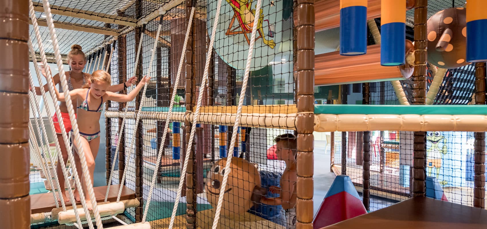 Kinderkletterpark im Aqua Dome